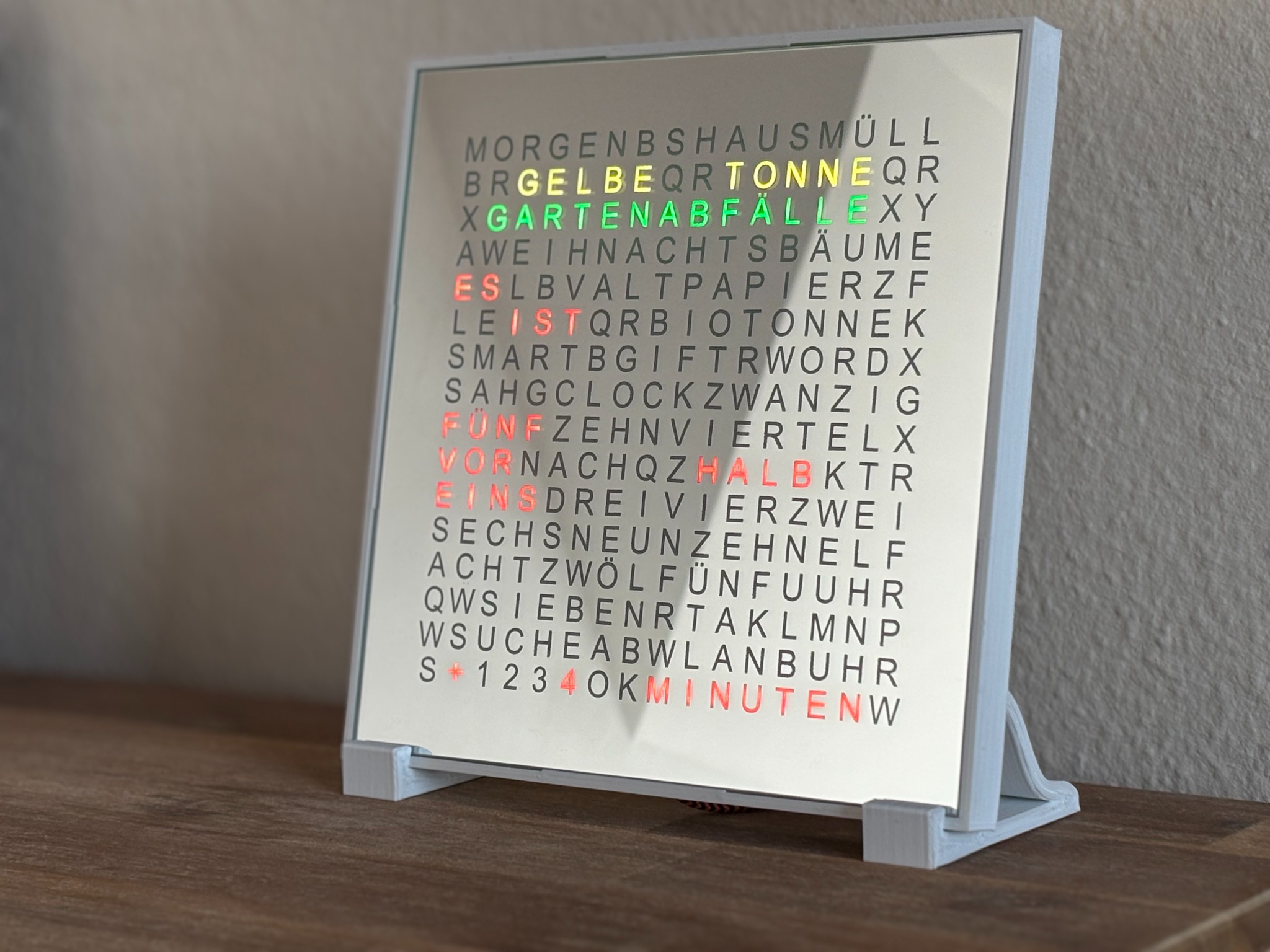 Smart-Gift WordClock Perspektive